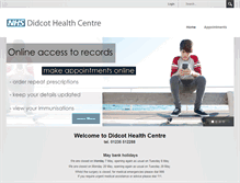 Tablet Screenshot of didcothealthcentre.com